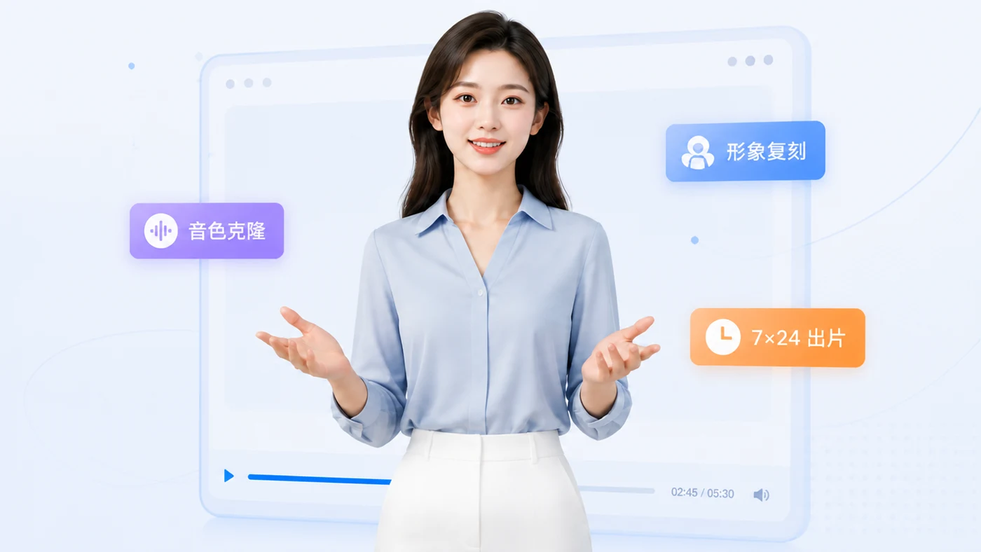AI 数字人讲师效果展示